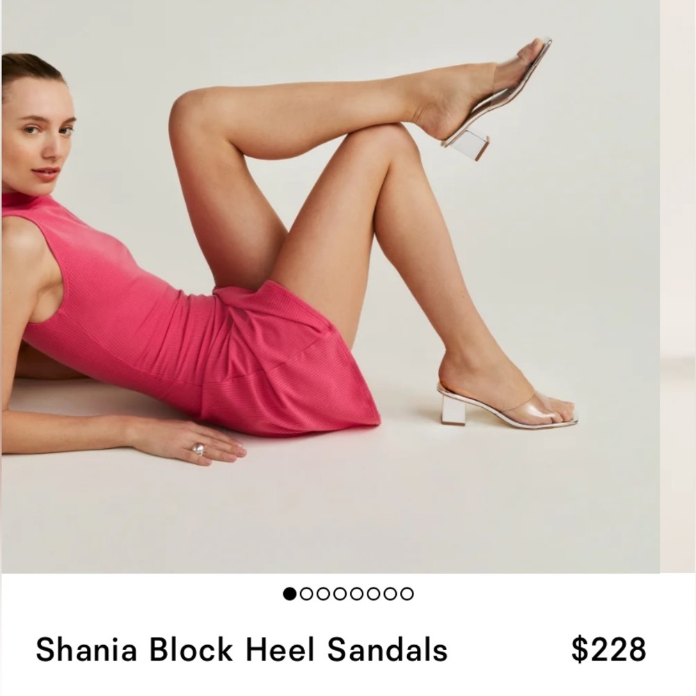 Reformation Shania Block Heels